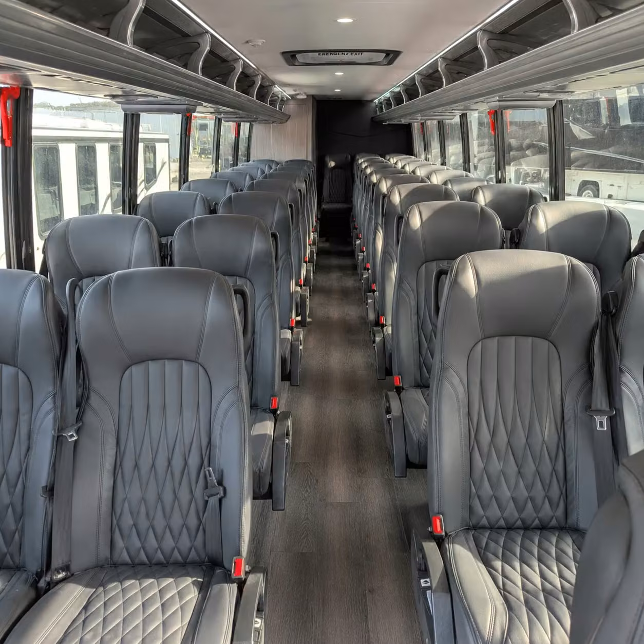 28 passenger minibus interior
