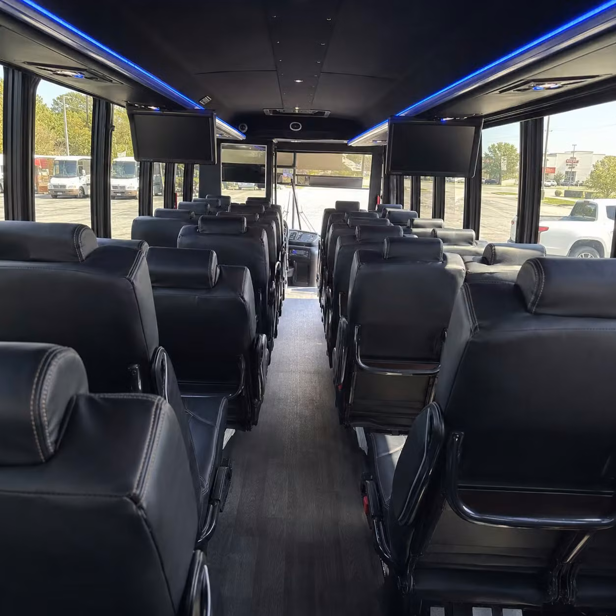 35 passenger minibus interior