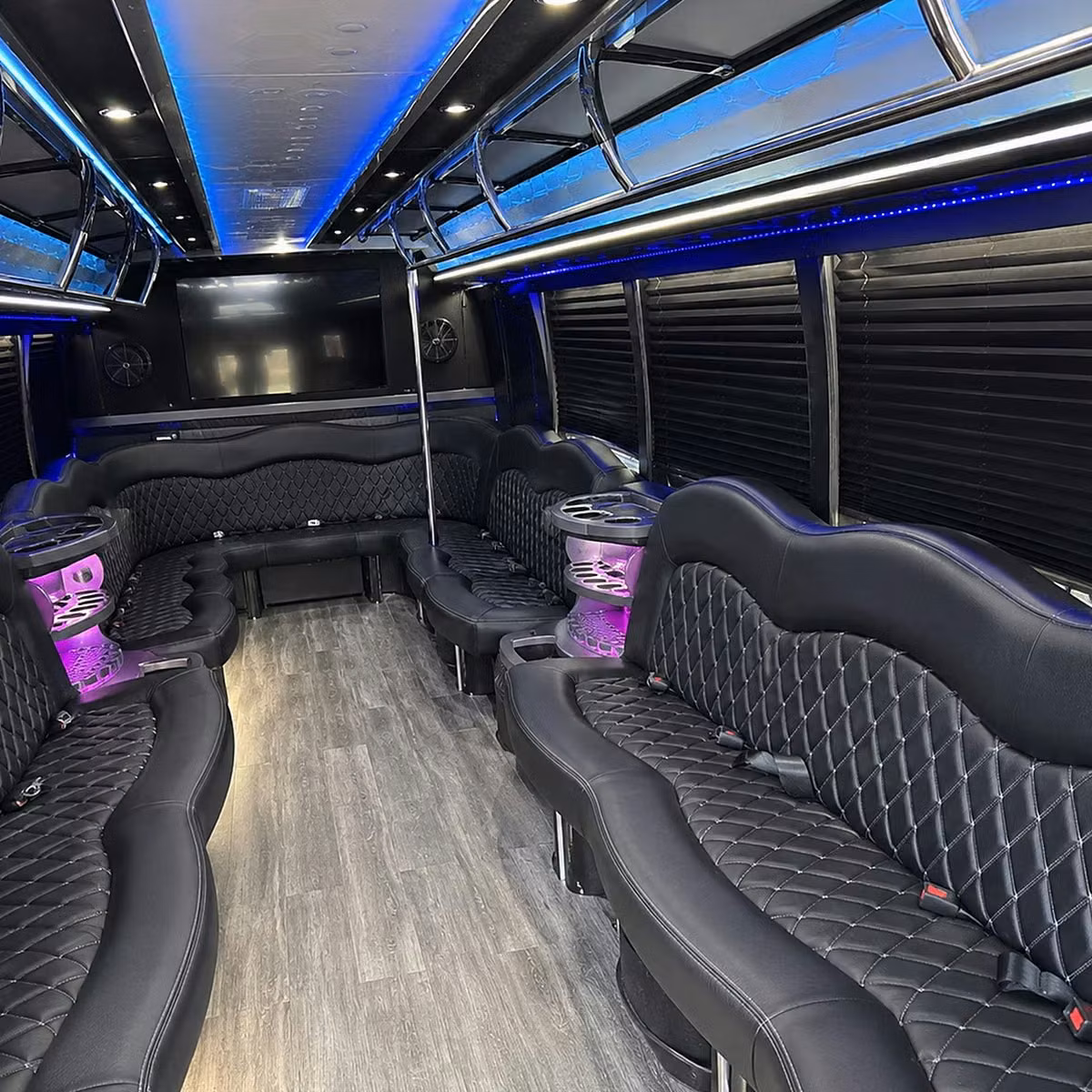 party bus interior