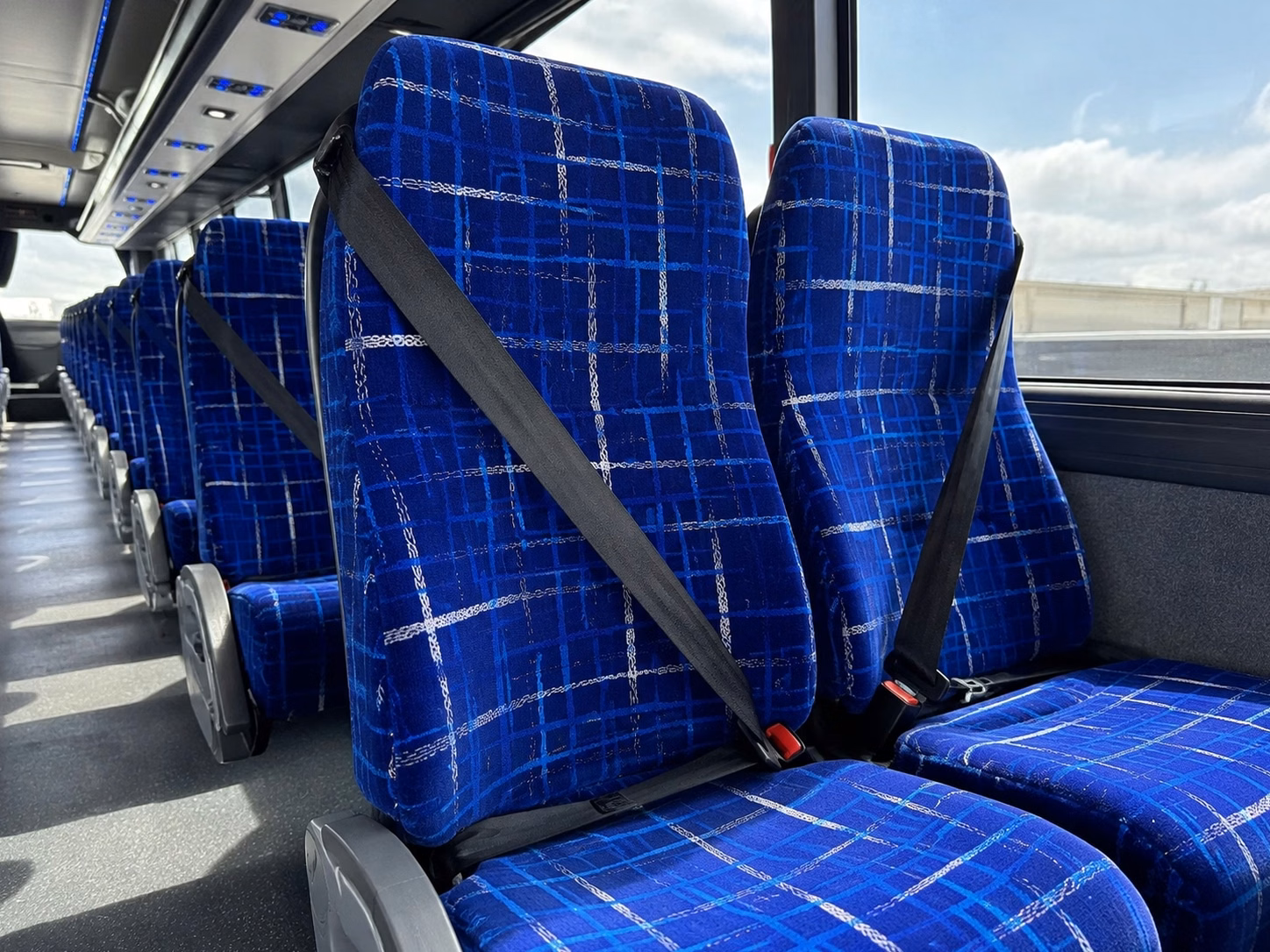 west hartford charter bus interior